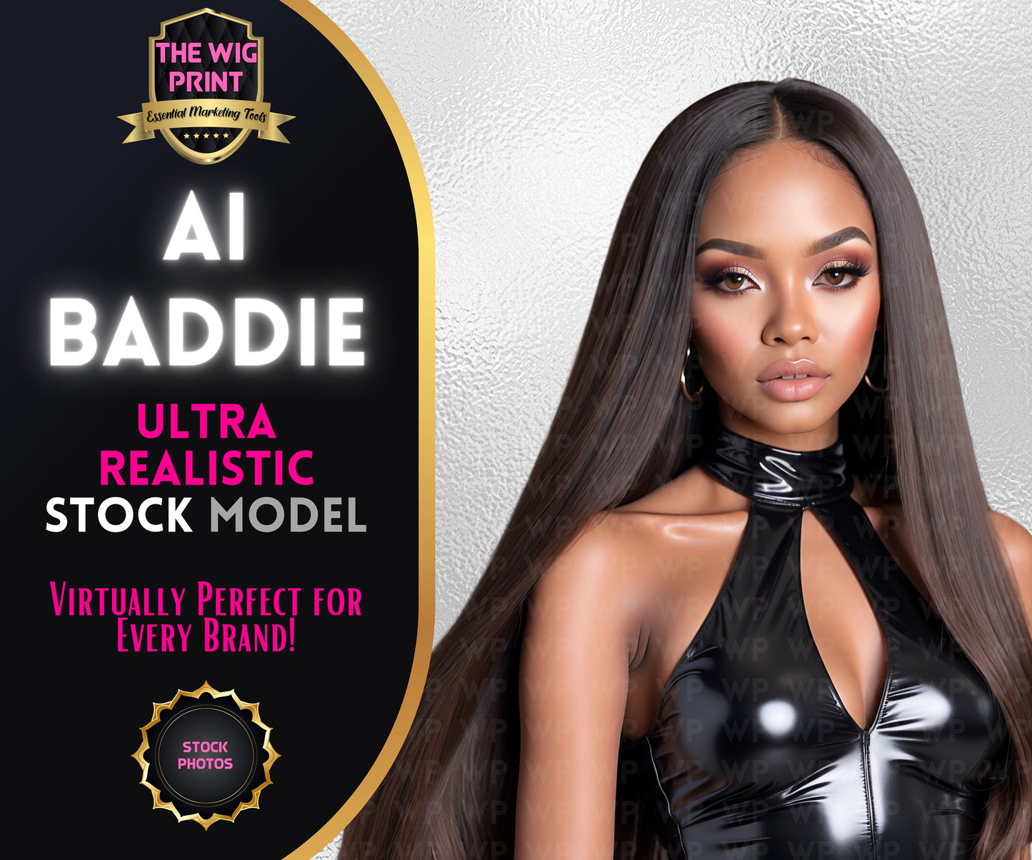 Ai Baddie Luxury Hair | Stock Model | PVC