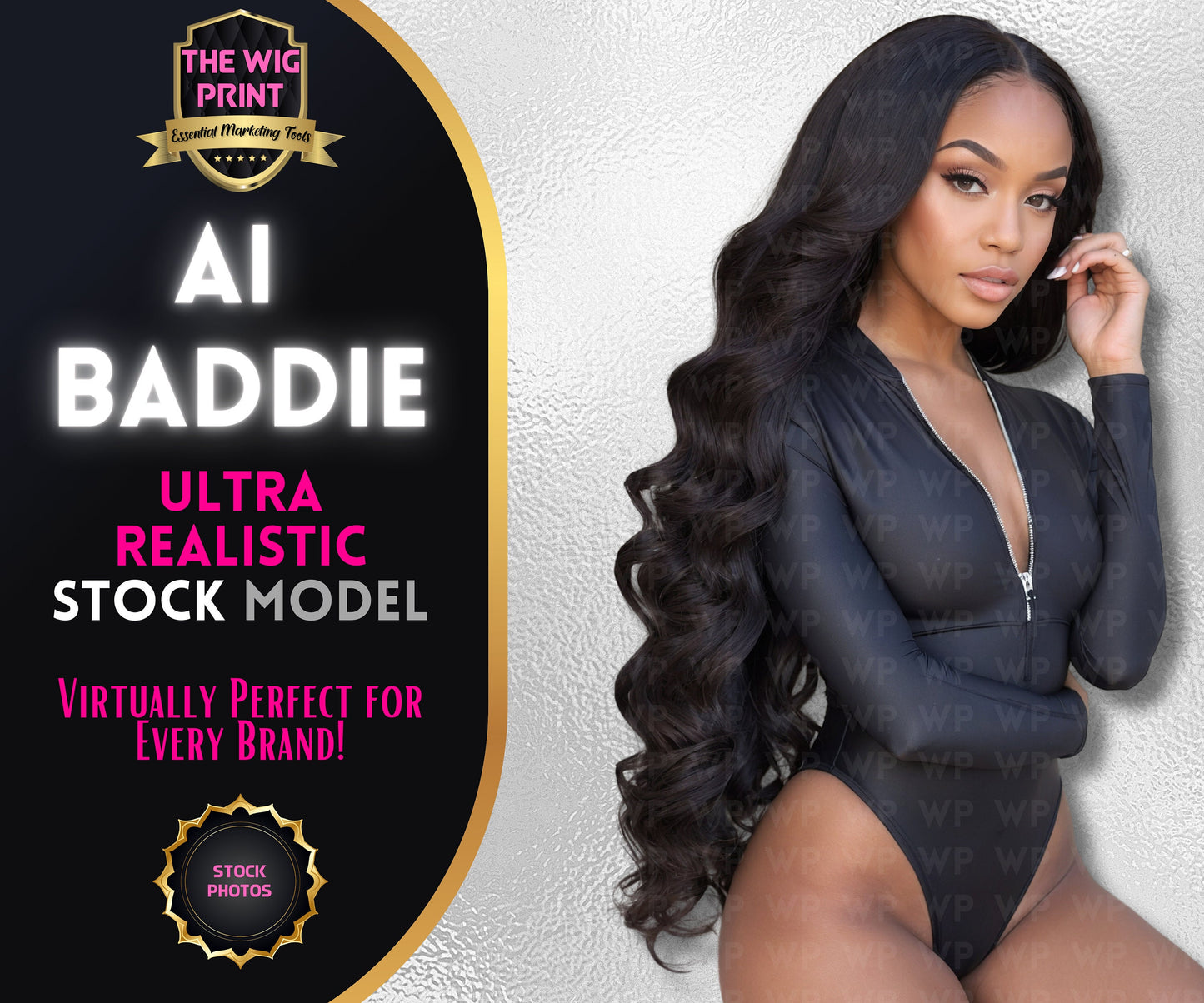 Ai Baddie | Summer Stock Model | 1 Model | Swimsuit Ai Model | Model Stock Photos