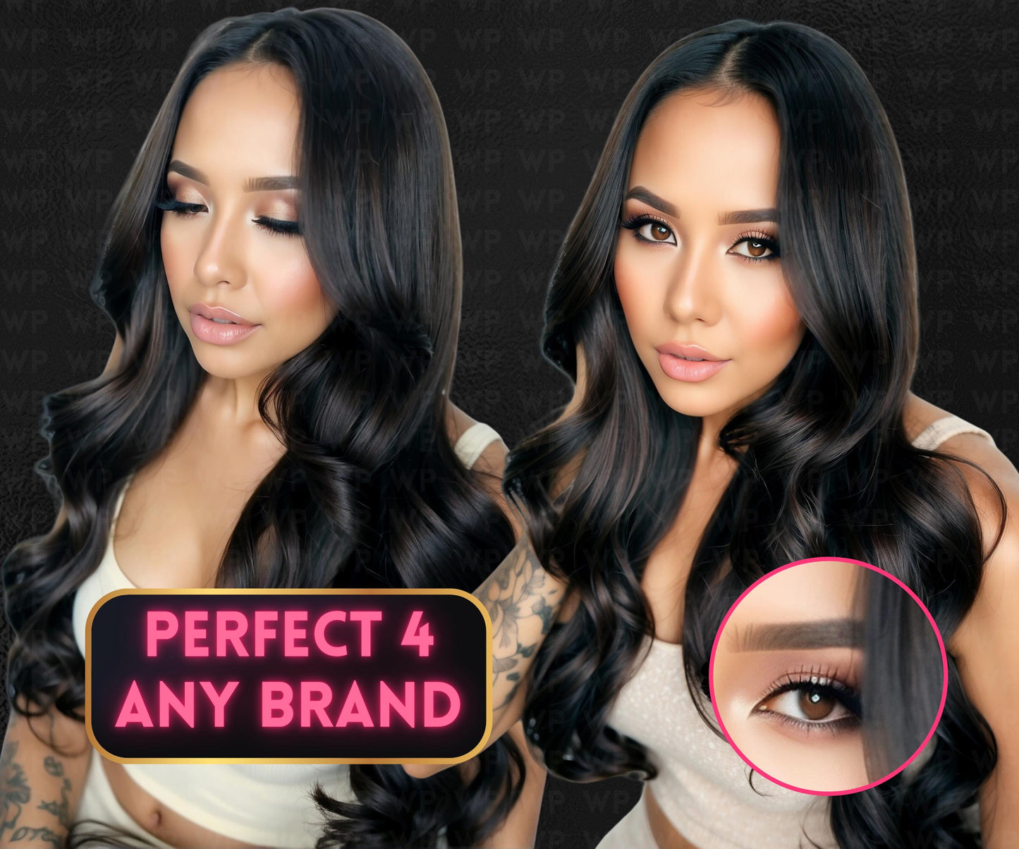 Ai Hair Baddies | 150 AI Photos | Luxury Hair | Makeup | UHD Photography | Model Stock Photos | Ai Generated