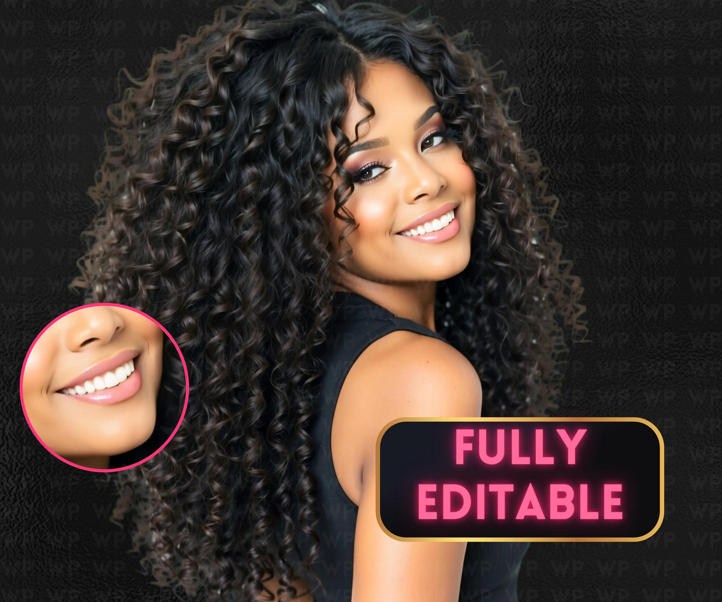 Ai Hair Baddies | 150 AI Photos | Luxury Hair | Makeup | UHD Photography | Model Stock Photos | Ai Generated