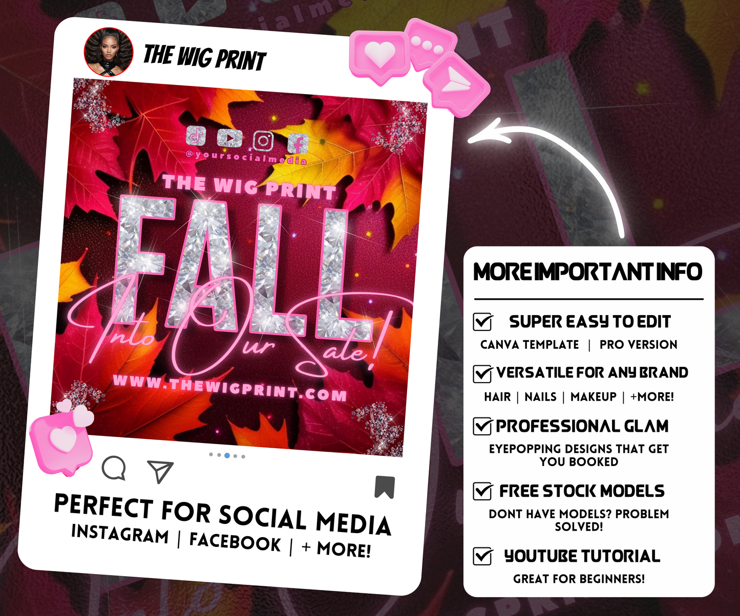 Fall Booking Flyer Template
