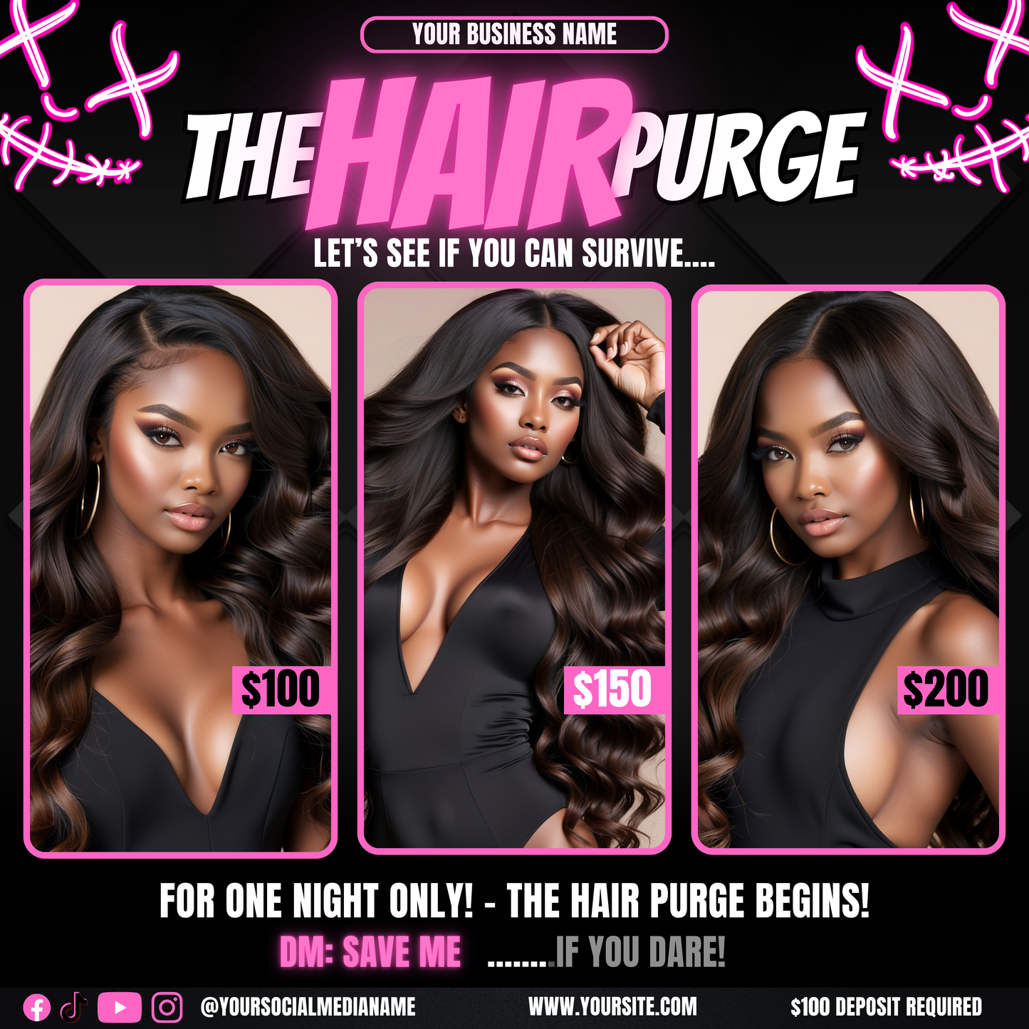 Halloween Flyer | 8 The Purge Themed Flyers