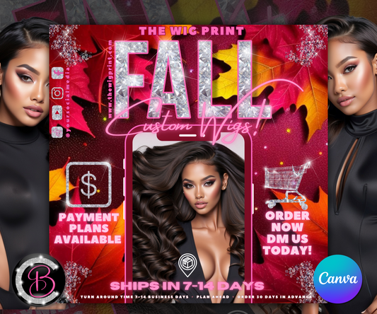 Fall Booking Flyer Template