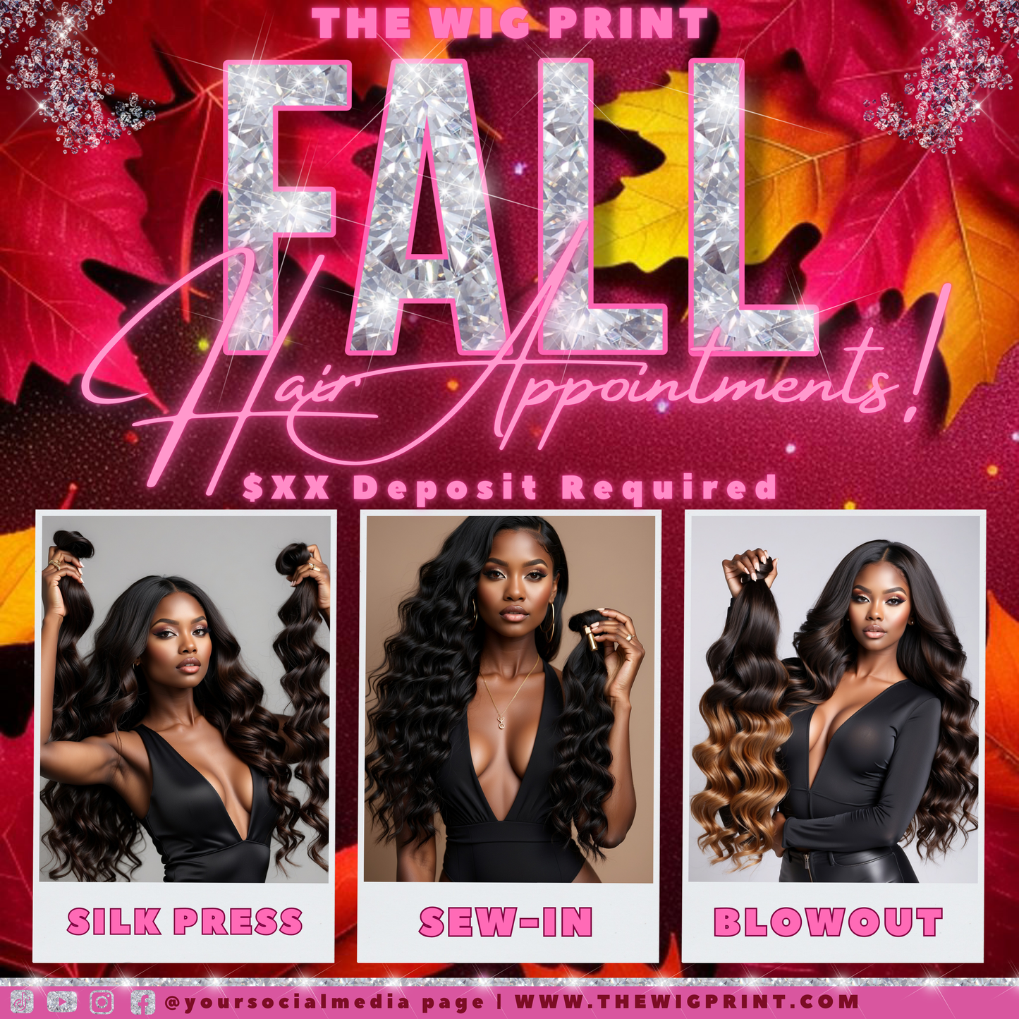 FALL Bookings & Appointments | 14 Flyers