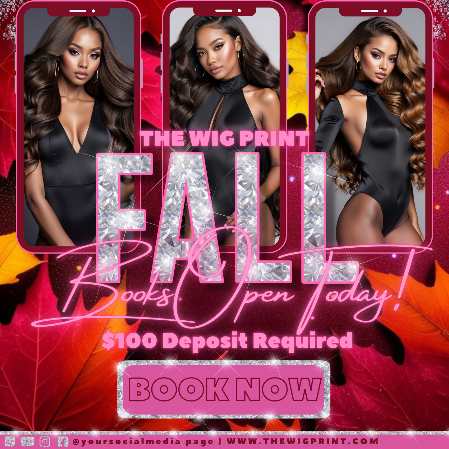 FALL Bookings & Appointments | 14 Flyers