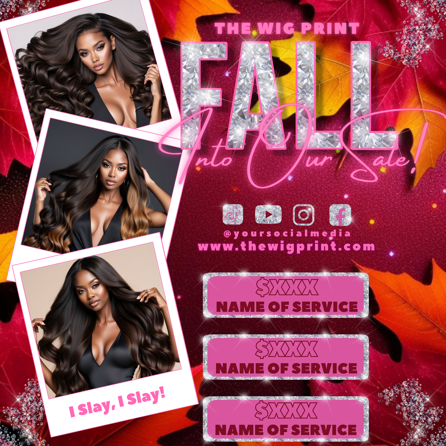 FALL Bookings & Appointments | 14 Flyers