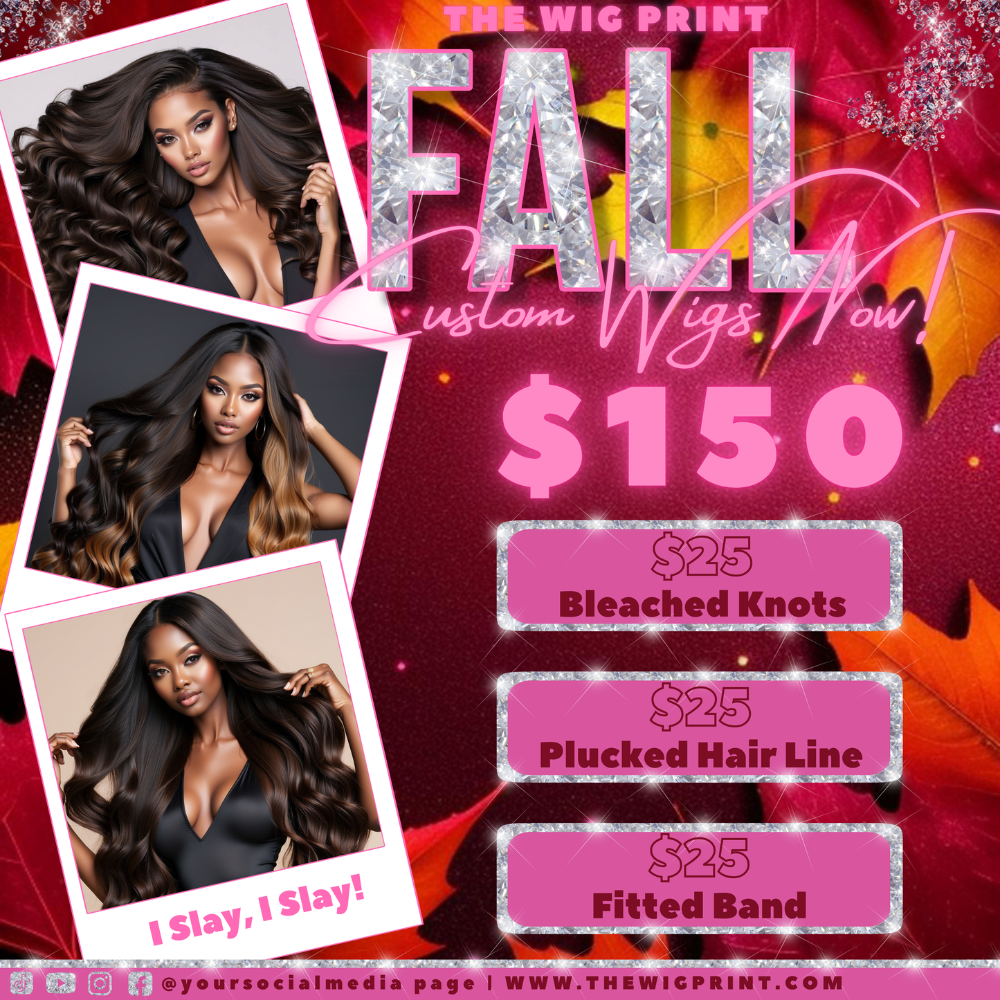 FALL Bookings & Appointments | 14 Flyers