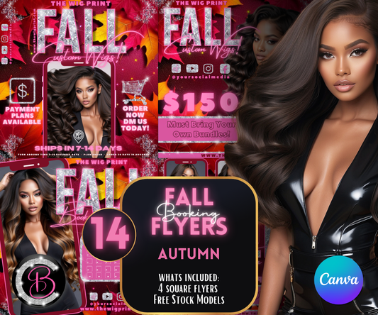 FALL Bookings & Appointments | 14 Flyers