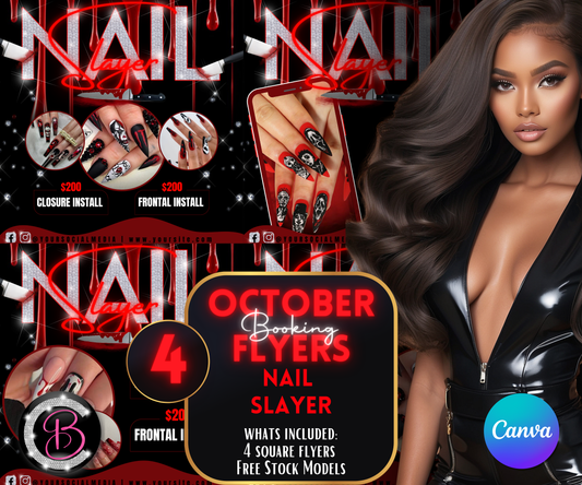 NAIL Slayer Bookings Flyers