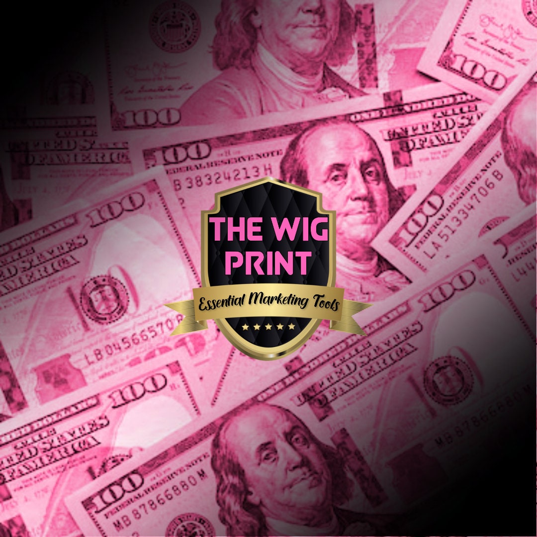 Pink Money | Backgrounds | 14 Pieces | Instant Download