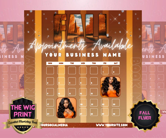 Fall Appointments | 1 Flyers