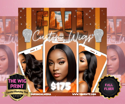 Fall Custom Wigs | 1 Flyer