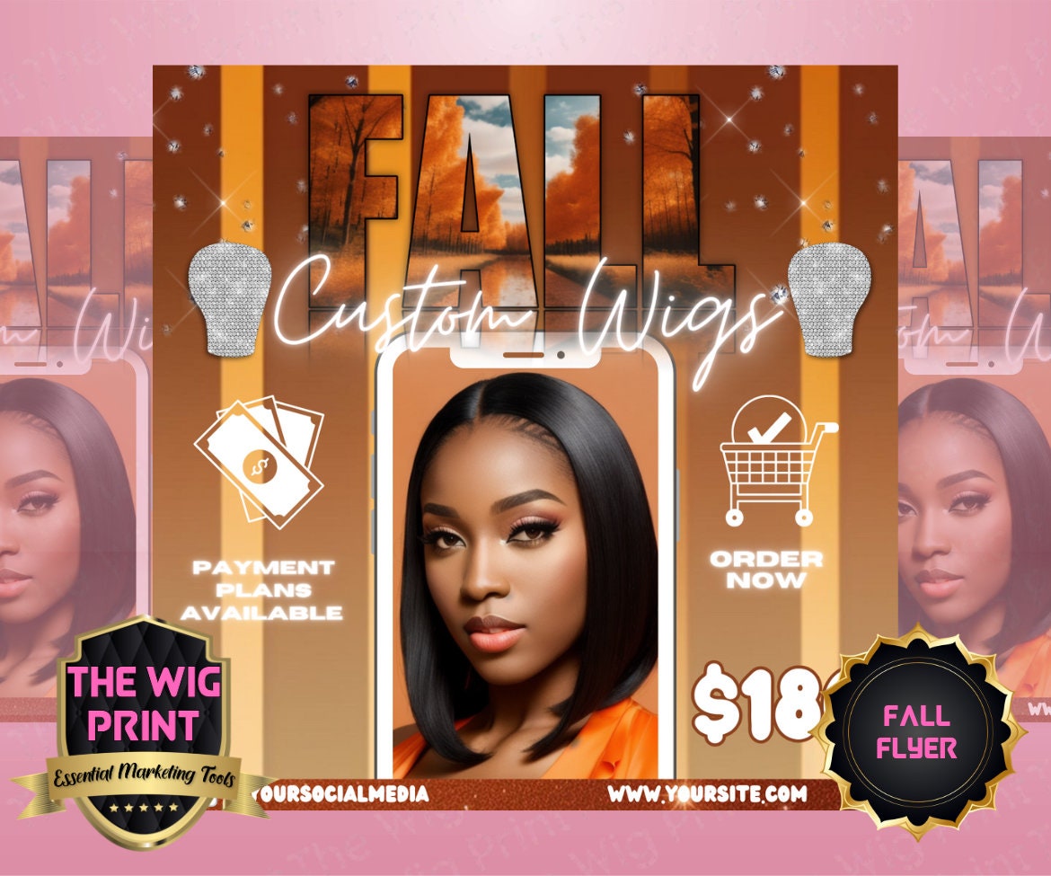 Fall Custom Wigs | 1 Flyer