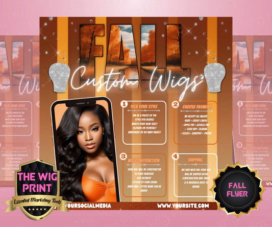 Fall Custom Wigs | 1 Flyer