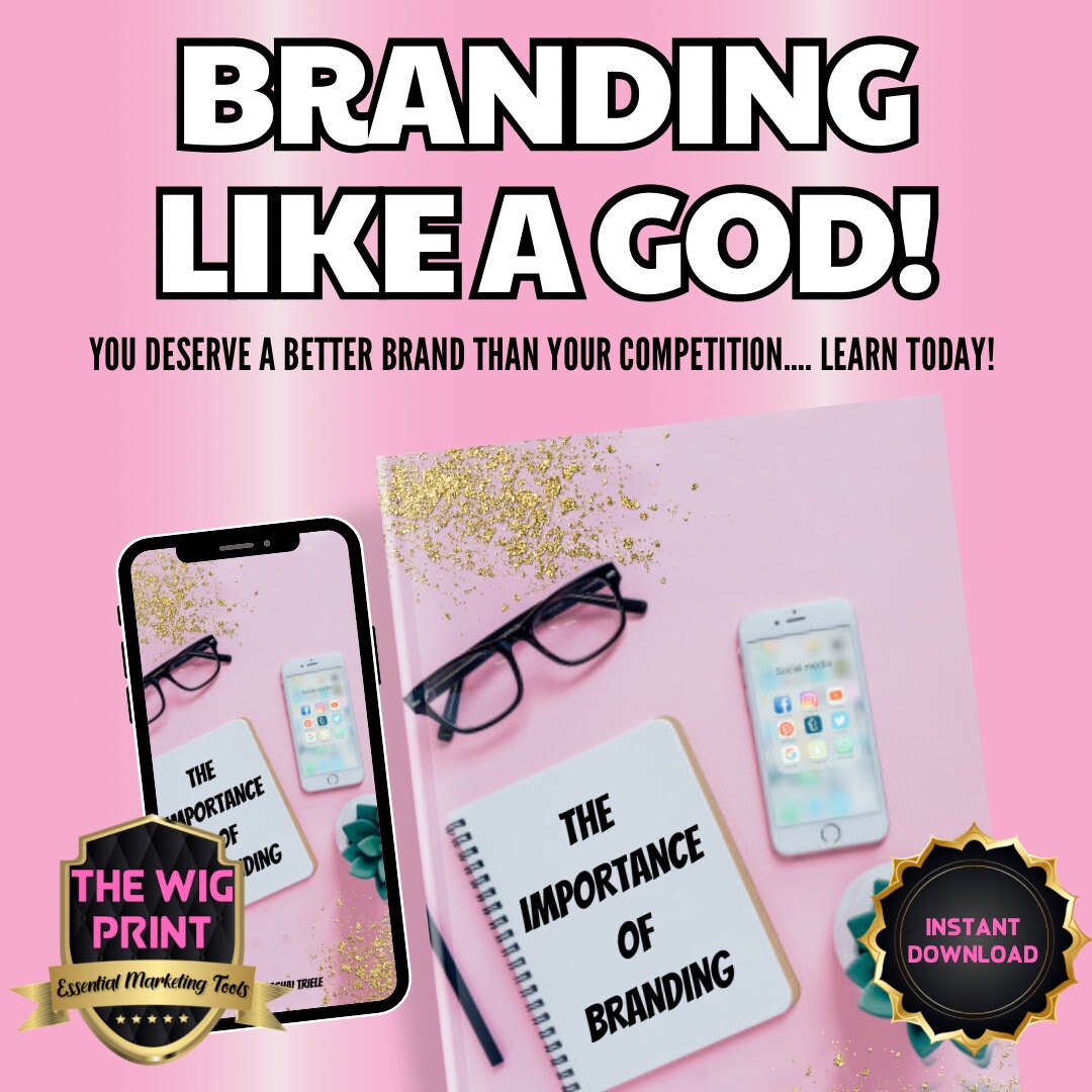 Branding like a GOD | You deserve a better brand, than your competition Learn Today. | Instant Digital Download