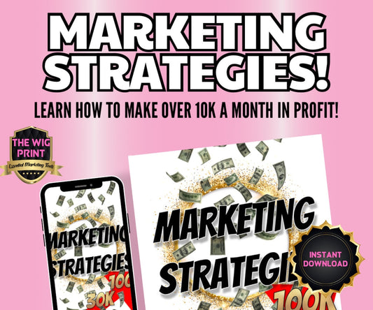 Marketing Strategies | Learn how to make over 10k a month in profit! | Instant Digital Download