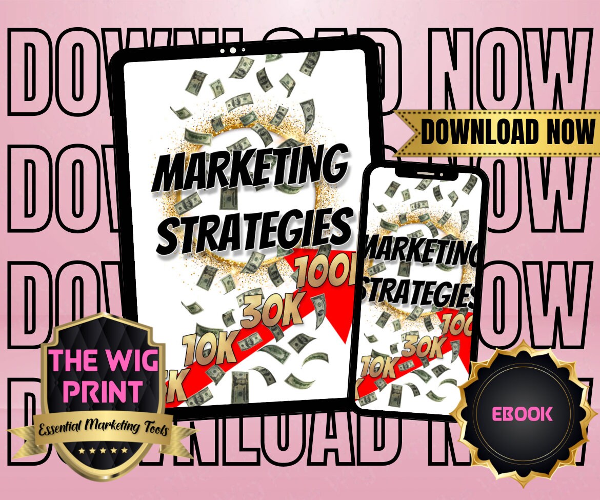 Marketing Strategies | Learn how to make over 10k a month in profit! | Instant Digital Download