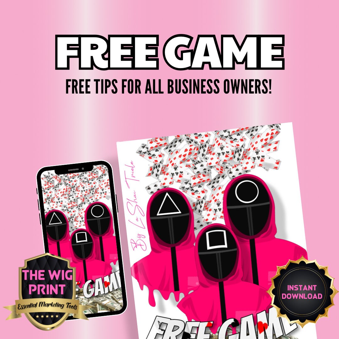 FREE GAME EBOOK | Free Tips with all business owners! | Instant Digital Download