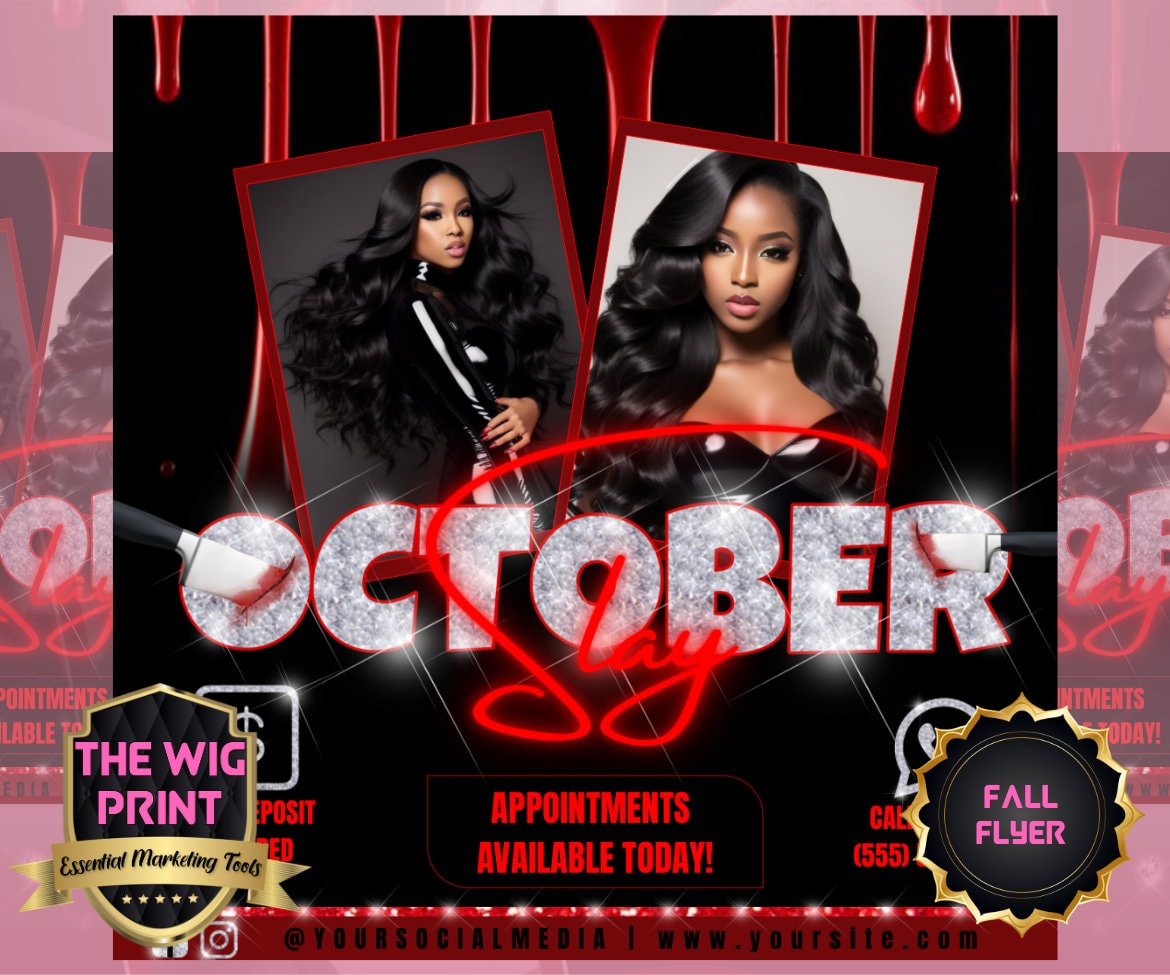 October Slay | Appointment Flyers