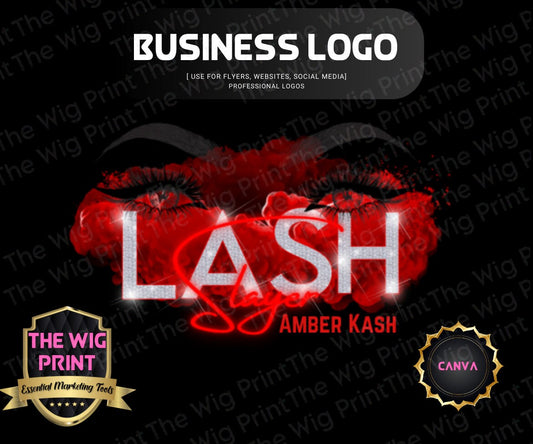 Lash Tech Logo | Logo | CANVA | DIY | Wig Business