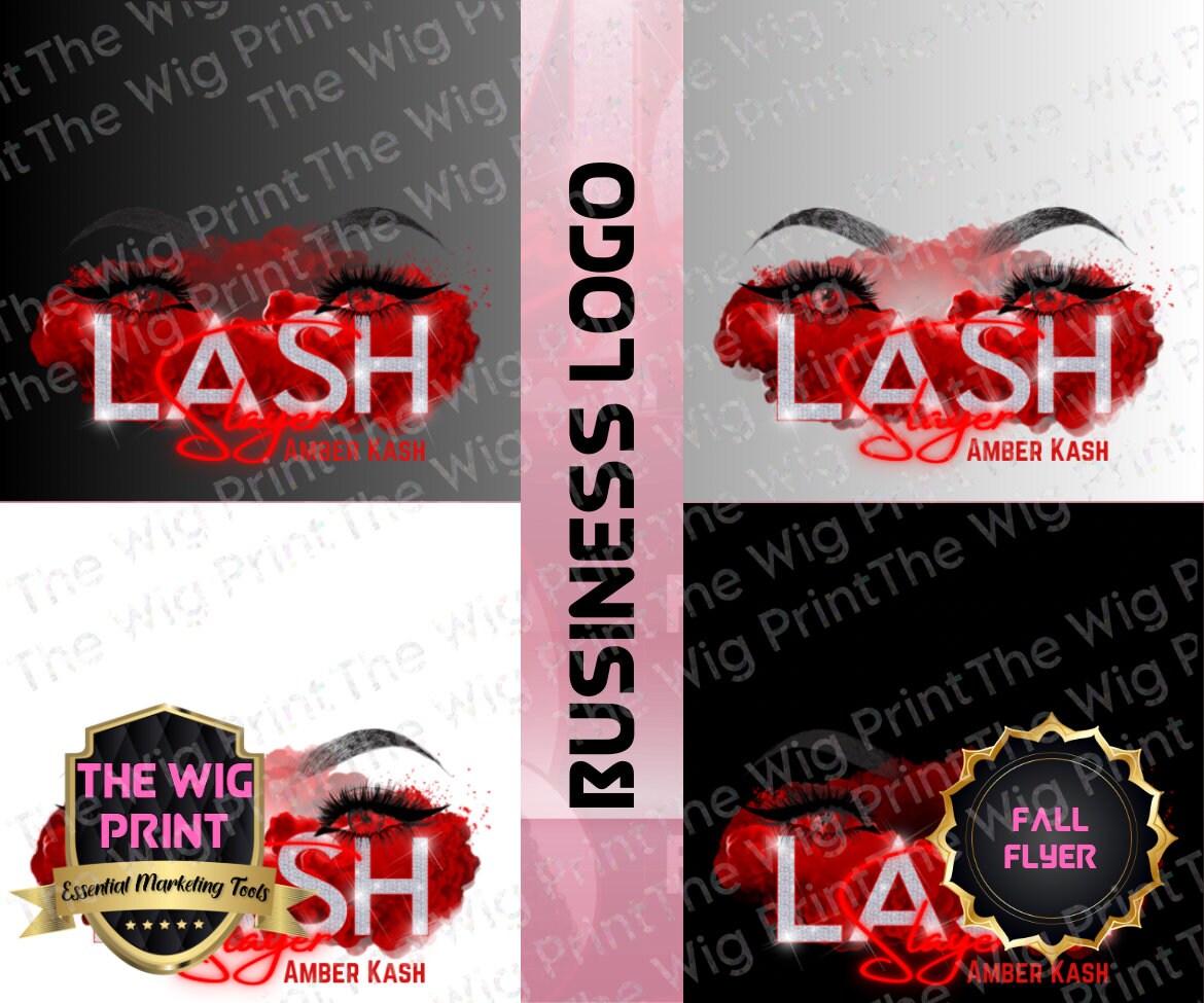 Lash Tech Logo | Logo | CANVA | DIY | Wig Business