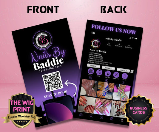 Instagram Business Cards | Purple