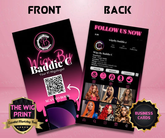 Instagram Business Cards | Pink