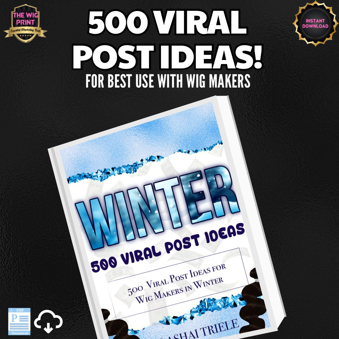 500 Viral Post Ideas for Wig Makers in Winter