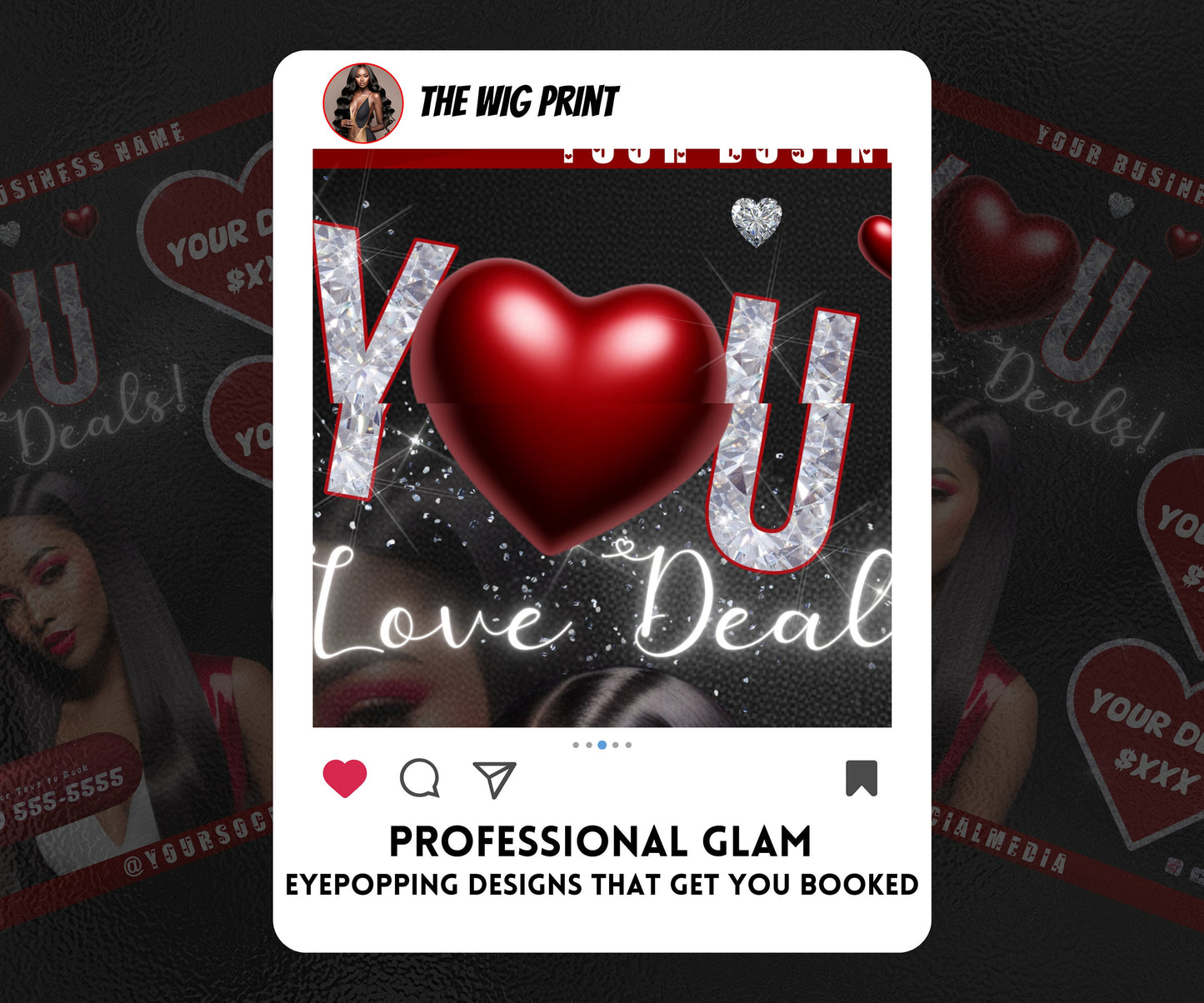 VDay | You Love Deals | 1 Flyer | Valentines Theme | DIY | CANVA | Social Media Flyer