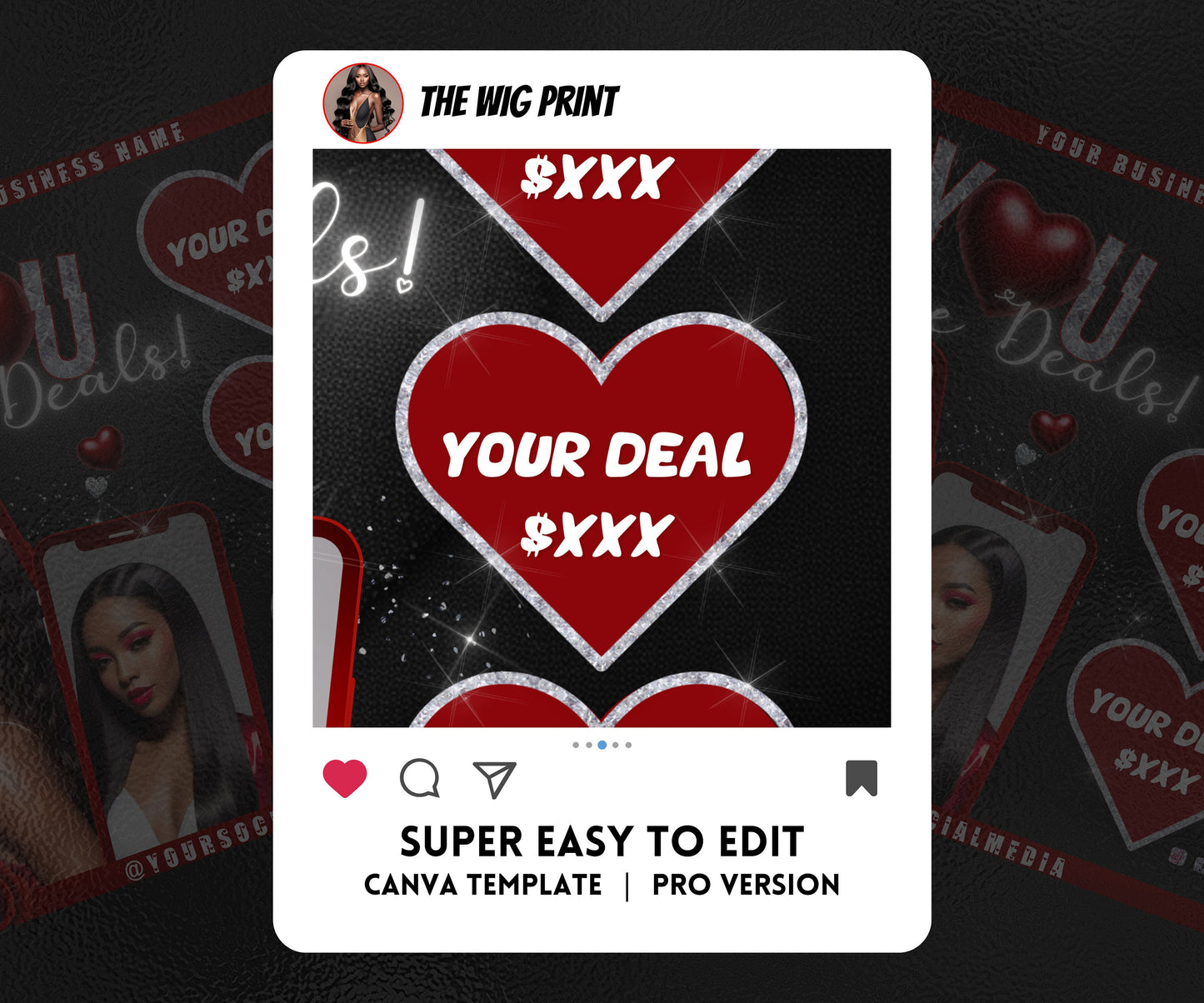 VDay | You Love Deals | 1 Flyer | Valentines Theme | DIY | CANVA | Social Media Flyer