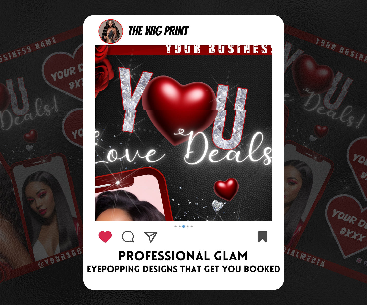 VDay | You Love Deals | 1 Flyer | Valentines Theme | DIY | CANVA | Social Media Flyer