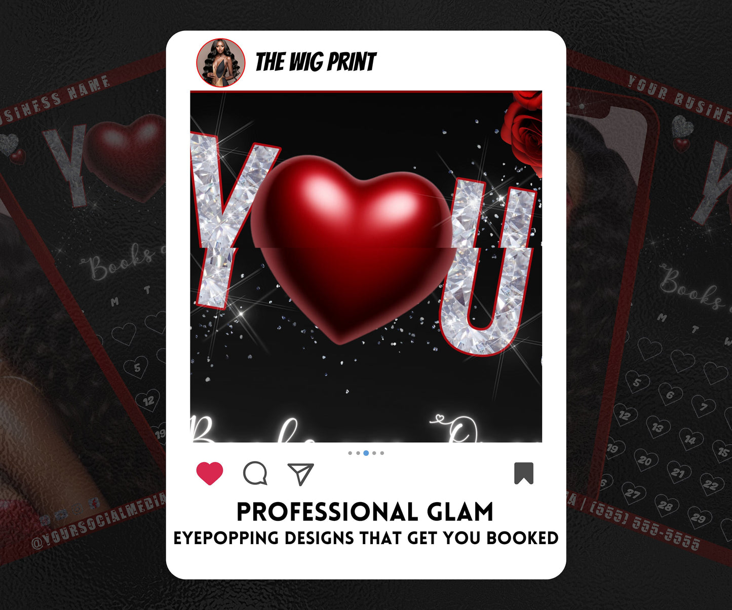 VDay | Books are Open | 1 Flyer | Valentines You Theme | DIY | CANVA | Social Media Flyer