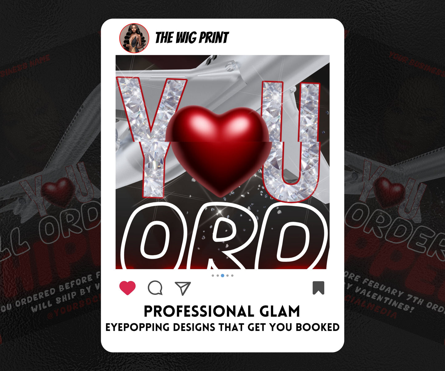 VDay | All Orders Shipped | 1 Flyer | Valentines You Theme | DIY | CANVA | Social Media Flyer