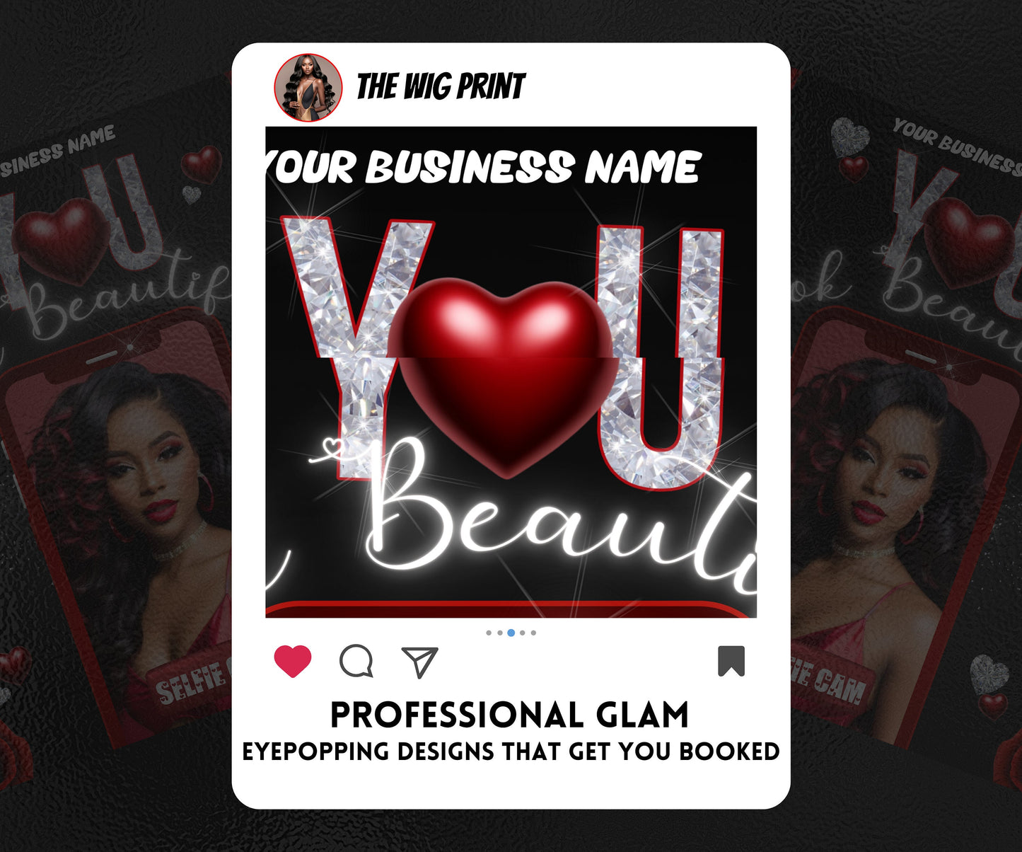 VDay | Selfie Cam | 1 Flyer | Valentines You Theme | DIY | CANVA | Social Media Flyer