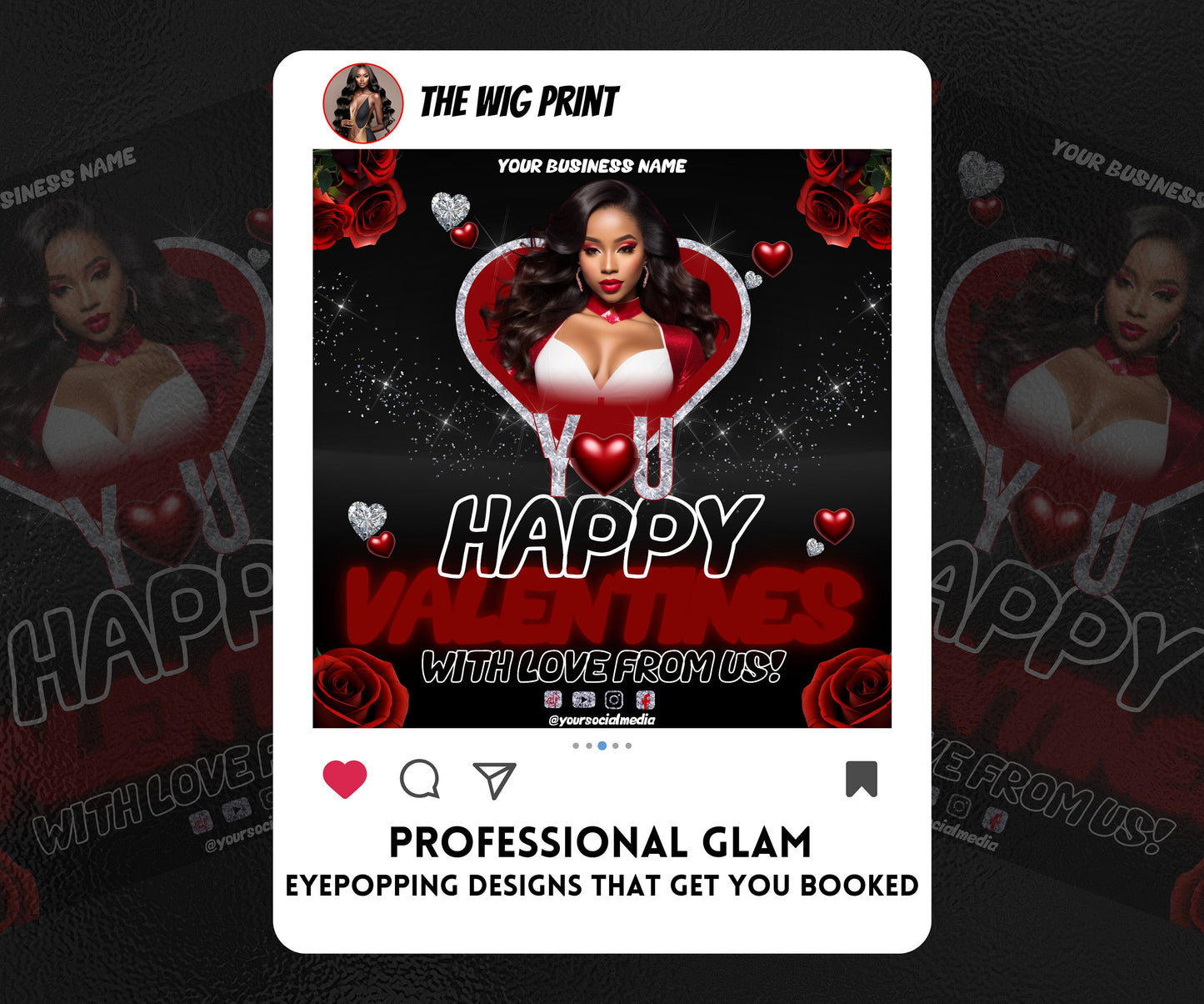 VDay | Happy Valentines | 1 Flyer | Valentines You Theme | DIY | CANVA | Social Media Flyer