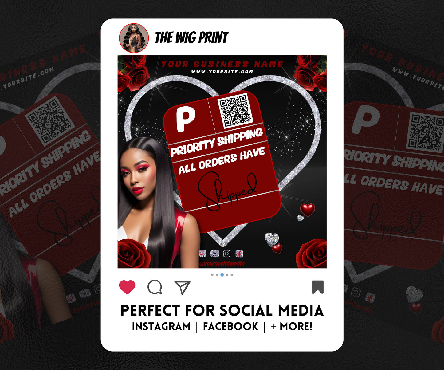 VDay | All Shipping | 1 Flyer | Valentines You Theme | DIY | CANVA | Social Media Flyer