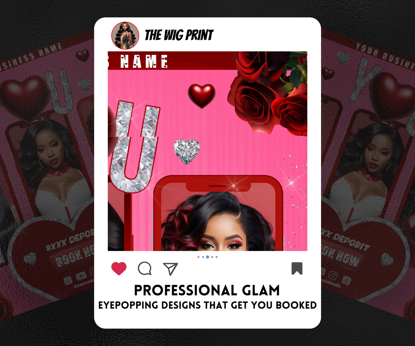 VDay | Book Now | 1 Flyer | Valentines You Theme | DIY | CANVA | Social Media Flyer