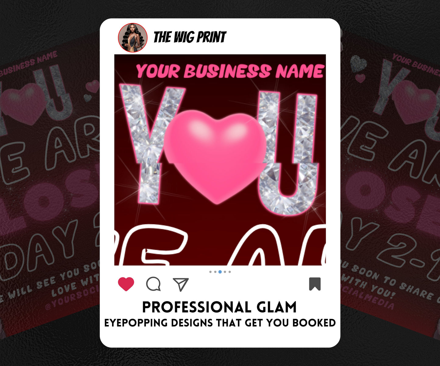 VDay | We are Closed | 1 Flyer | Valentines You Theme | DIY | CANVA | Social Media Flyer