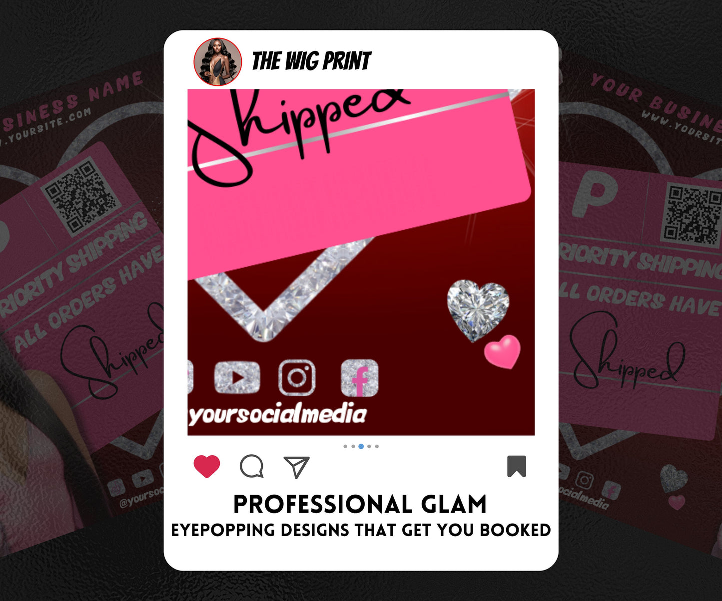 VDay | All Orders Shipped | 1 Flyer | Valentines You Theme | DIY | CANVA | Social Media Flyer