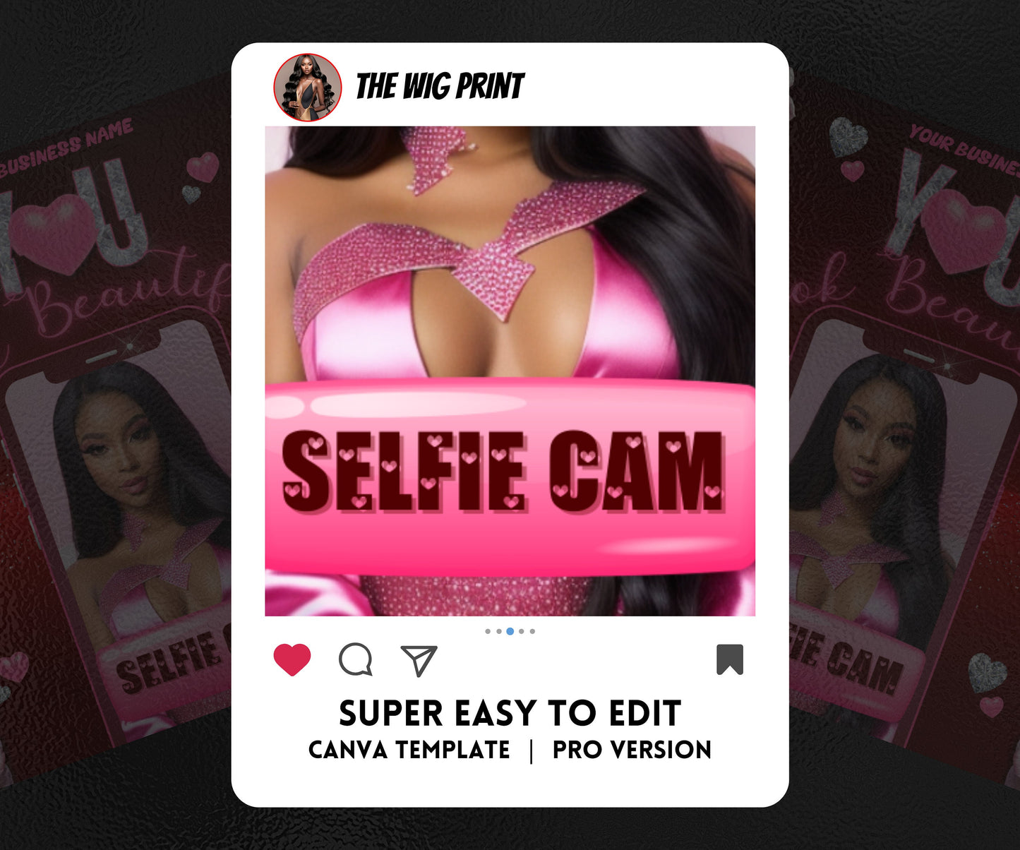 VDay | Selfie Cam | 1 Flyer | Valentines You Theme | DIY | CANVA | Social Media Flyer