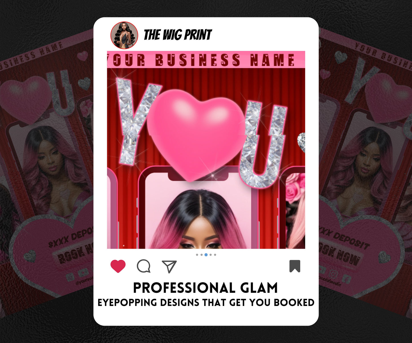 VDay | Book Now | 1 Flyer | Valentines You Theme | DIY | CANVA | Social Media Flyer