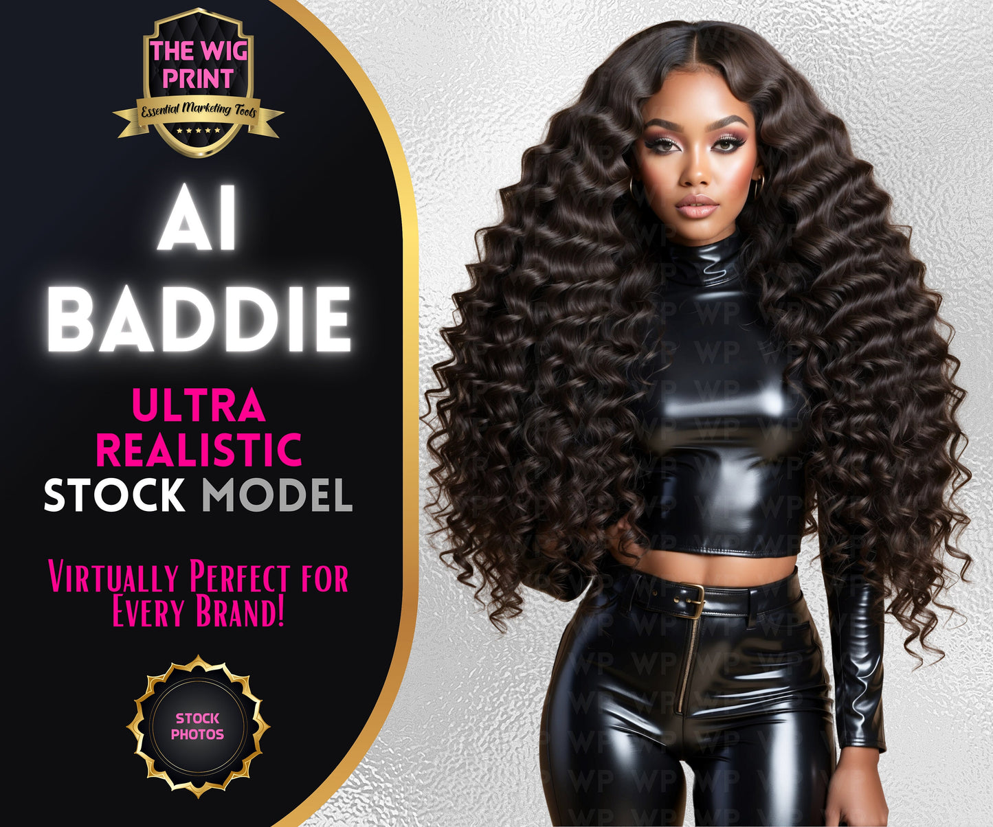 Ai Baddie Luxury Hair | Stock Model | PVC