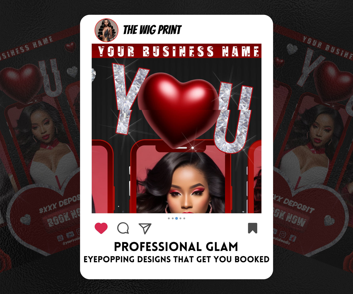 VDay | Book Now | 1 Flyer | Valentines You Theme | DIY | CANVA | Social Media Flyer