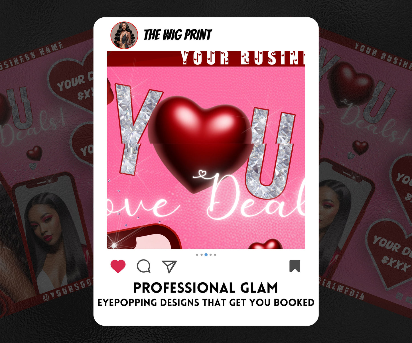 VDay | You Love Deals | 1 Flyer | Valentines Theme | DIY | CANVA | Social Media Flyer