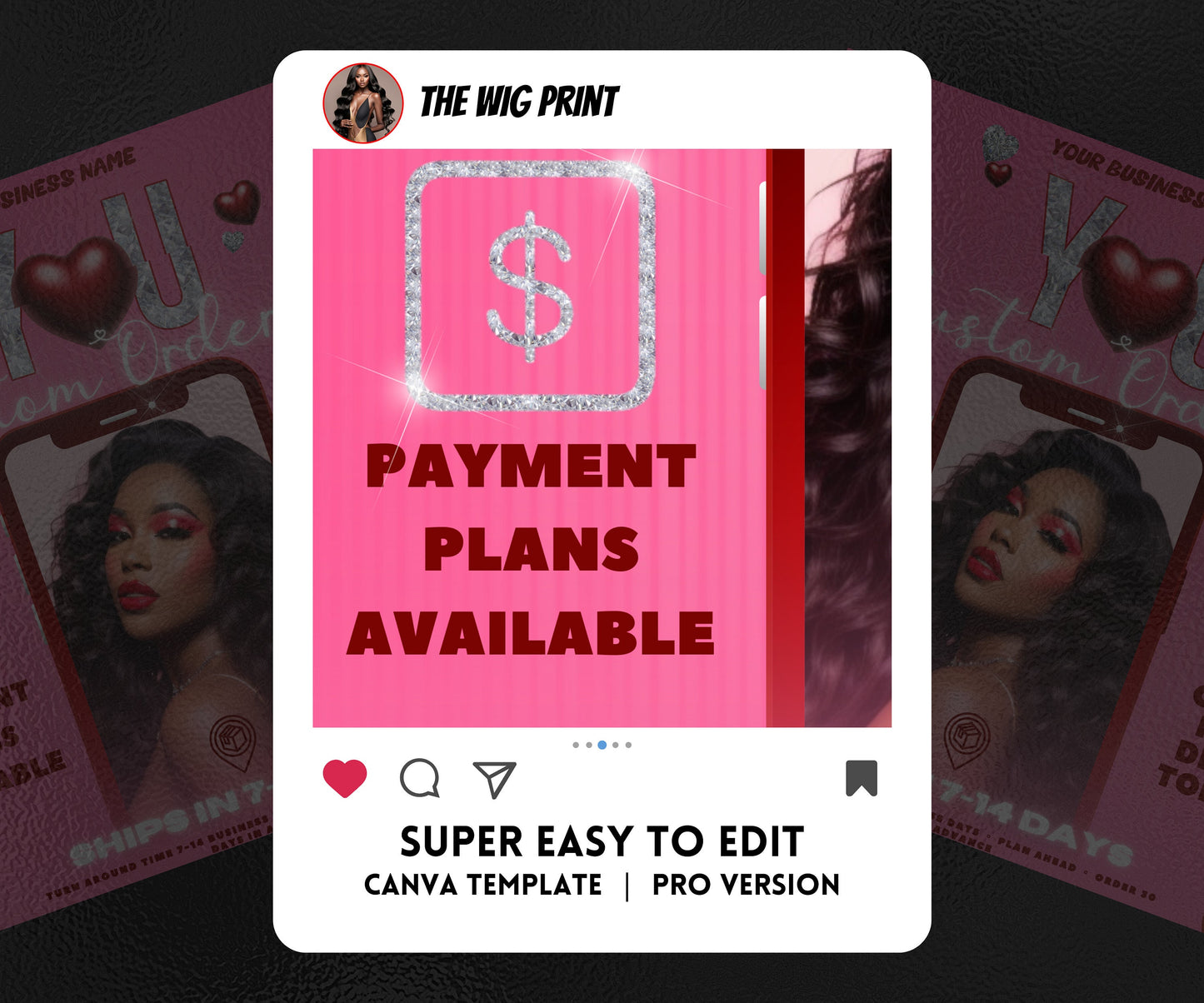 VDay | Custom Orders | 1 Flyer | Valentines You Theme | DIY | CANVA | Social Media Flyer