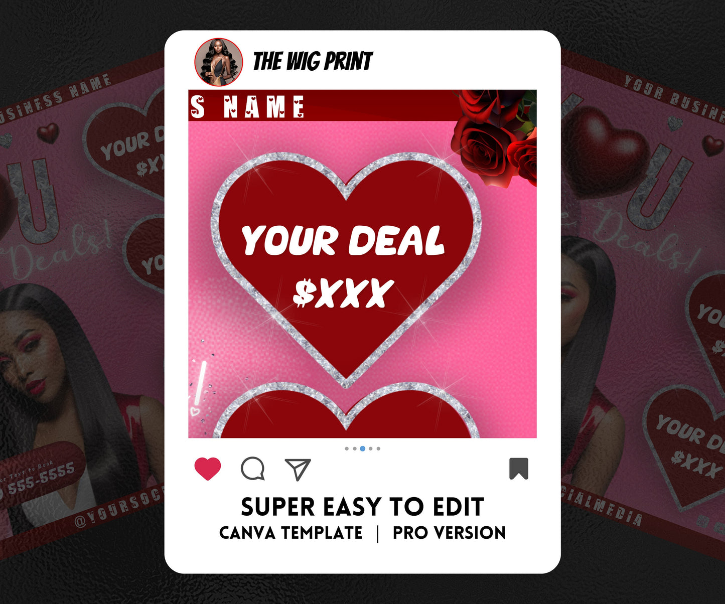 VDay | You Love Deals | 1 Flyer | Valentines Theme | DIY | CANVA | Social Media Flyer