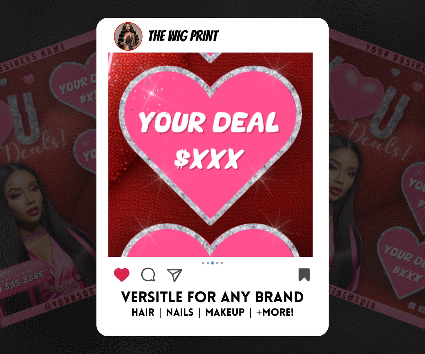 VDay | You Love Deals | 1 Flyer | Valentines Theme | DIY | CANVA | Social Media Flyer