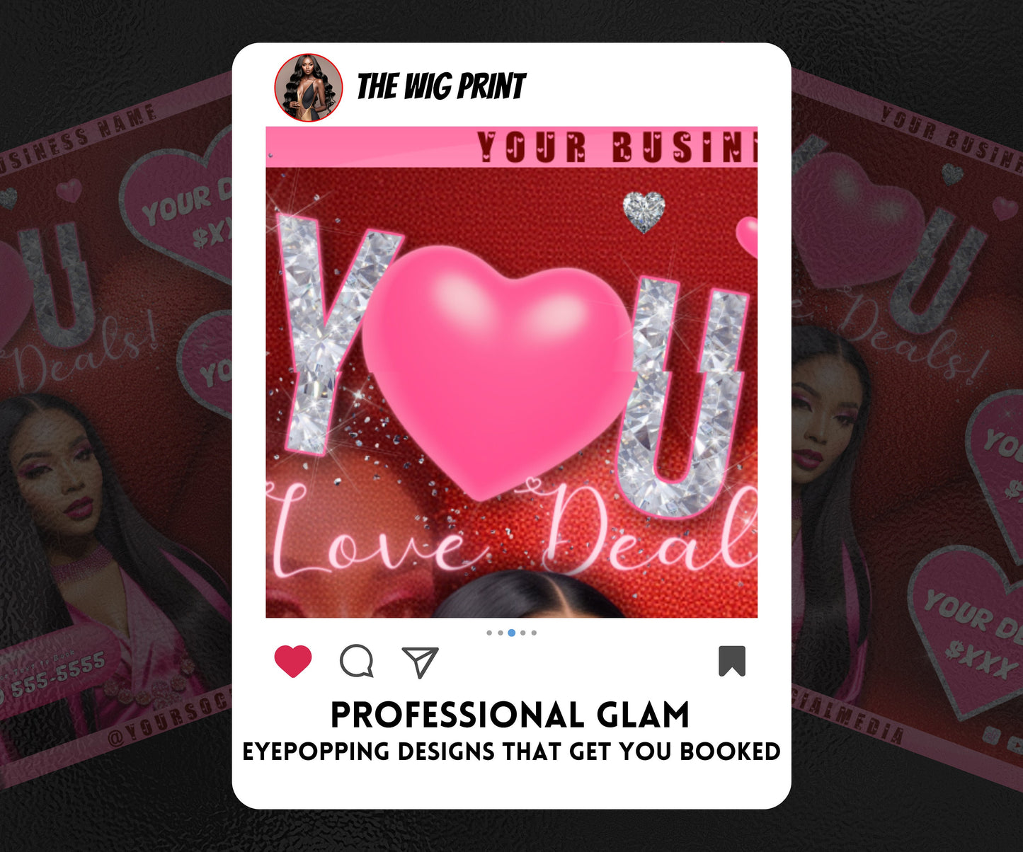 VDay | You Love Deals | 1 Flyer | Valentines Theme | DIY | CANVA | Social Media Flyer