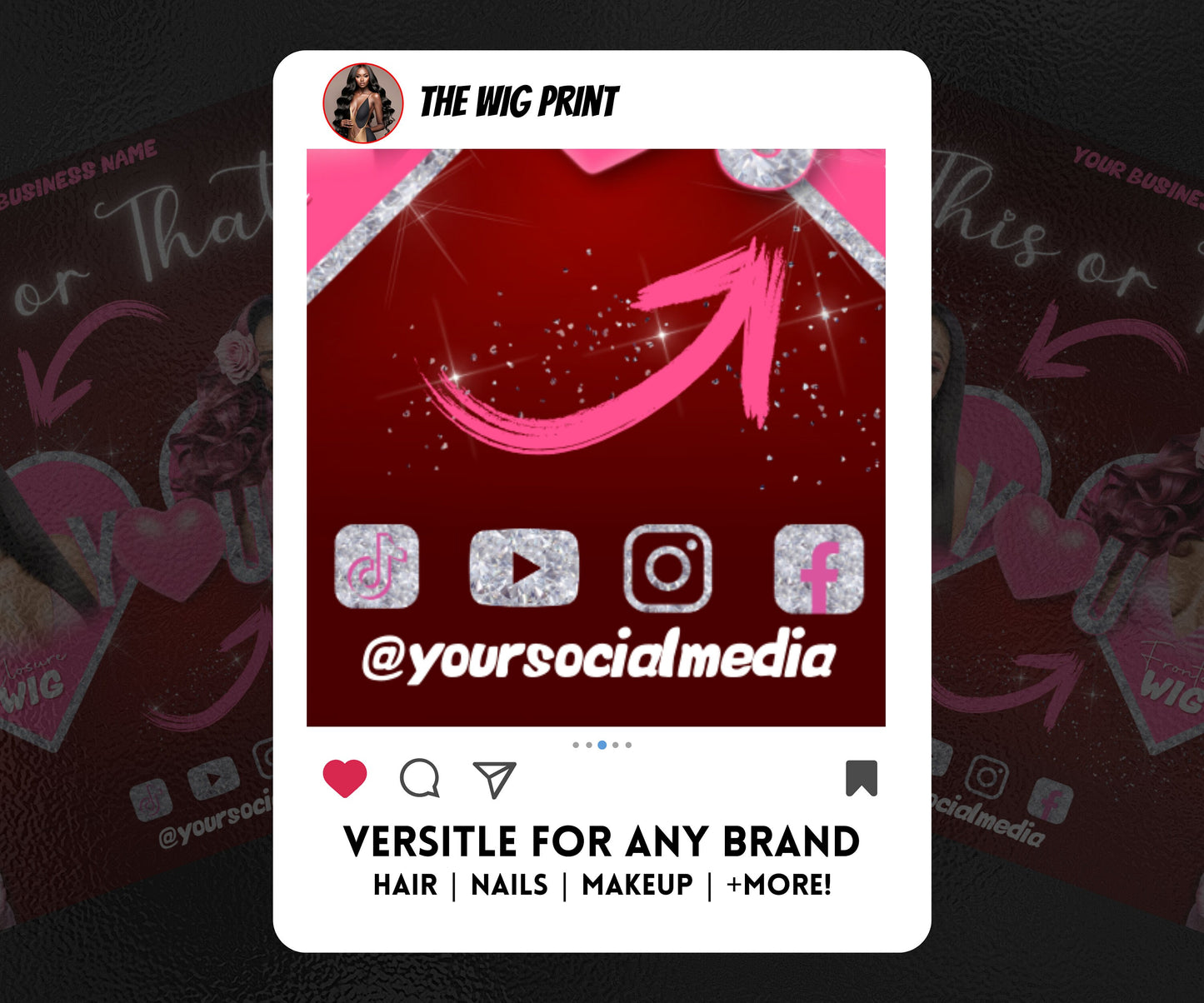 VDay | This or That? | 1 Flyer | Valentines You Theme | DIY | CANVA | Social Media Flyer