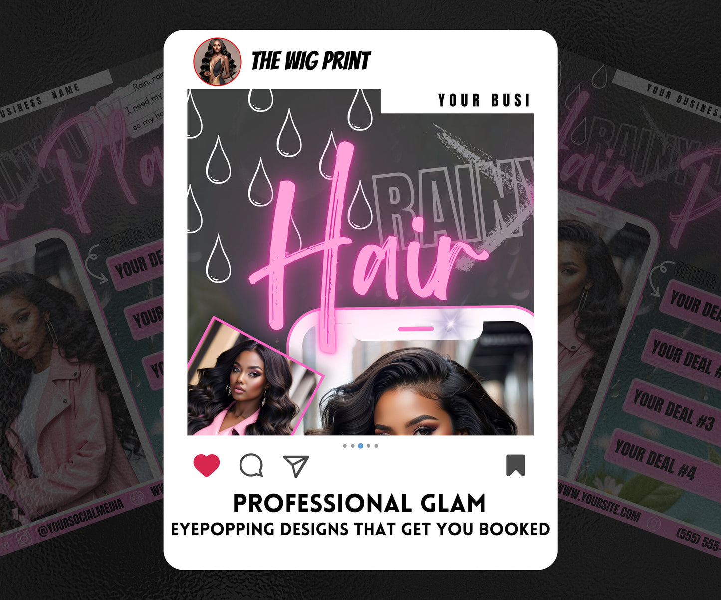 Spring Bookings | 1 Flyer | DIY | CANVA |Hair + Beauty | Social Media Flyer